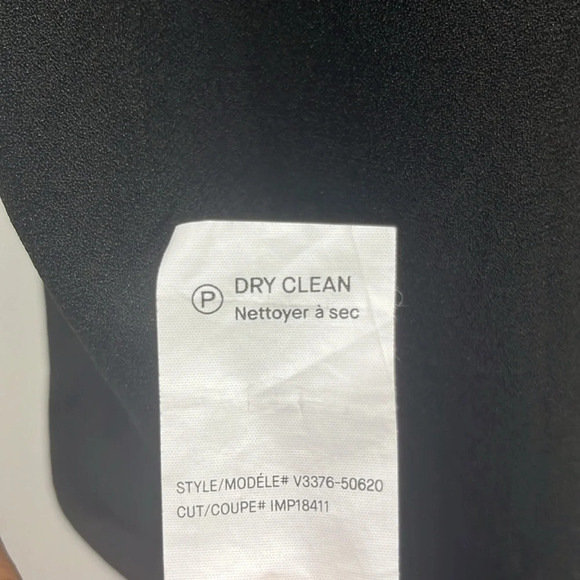 VINCE Black White Stripe Double Layer V-Neck Sleeveless Midi Dress Sz 8 - Picture 10 of 11